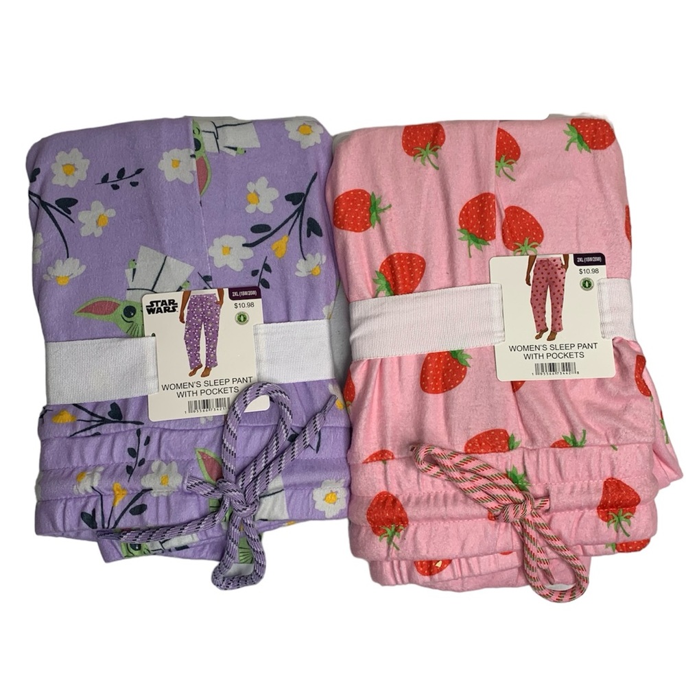 Star Wars and Strawberry Print Women's Sleep Pants